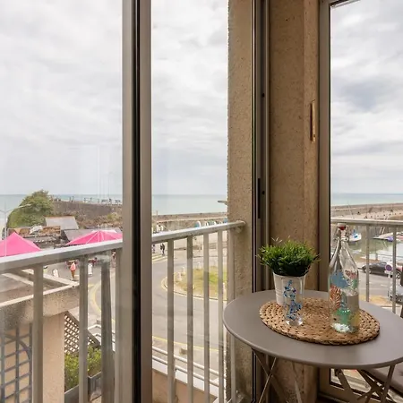 Au Port De Binic - Loggia Vue Port Apartment Exterior photo